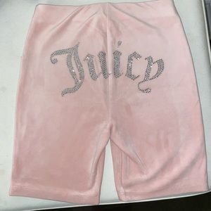 Juicy Couture Velour Biker Shorts